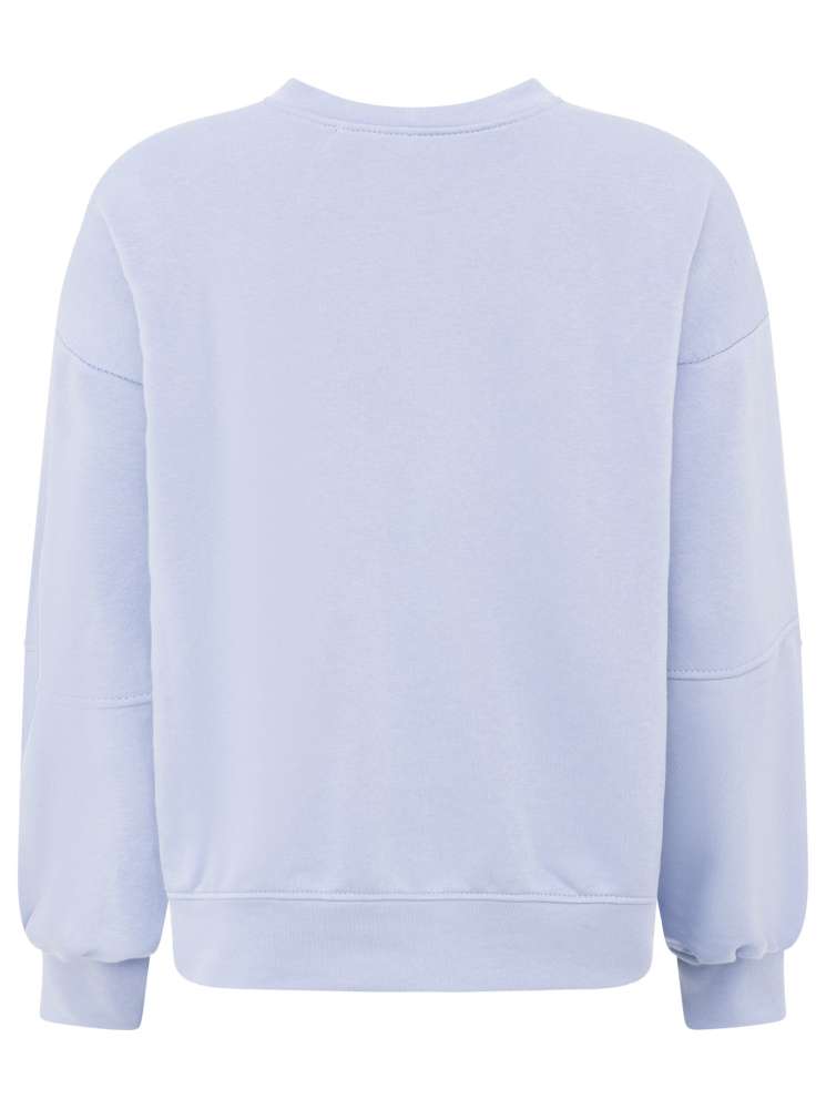 💕 Zwillingsherz Sweatshirt "La Dolce Vita" Sweater Blau
