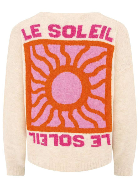 💕 Zwillingsherz Pullover "Le Solei" Hellbeige