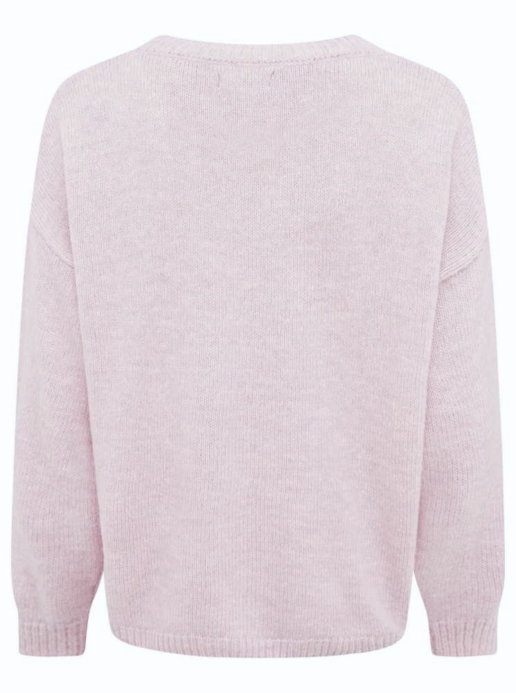💕 Zwillingsherz Oversized Strick Pullover "Berlin" Grau