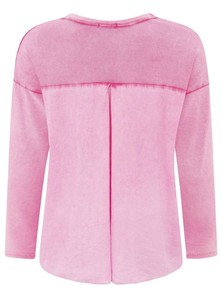 💕 Zwillingsherz Sweatshirt "Washed Out" Oversized Pink