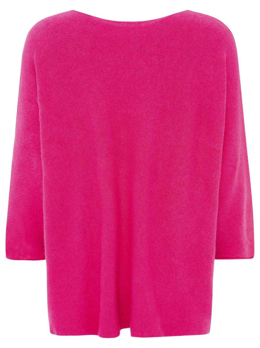 💕 Zwillingsherz V-Neck Pullover "Uni" Pink