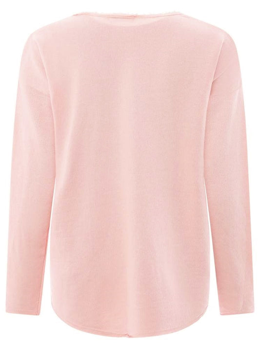 💕 Zwillingsherz Pullover Pulli "Elisabeth" Baumwolle Rosa
