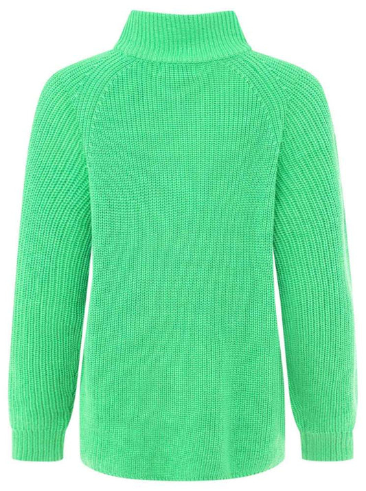 💕Zwillingsherz Pullover Pulli Rolli "Rollkragen" Wolle Grün