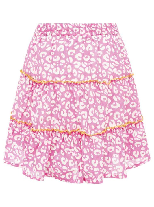 💕 Zwillingsherz Rock "Soft Leo" 100 % Baumwolle Rosa