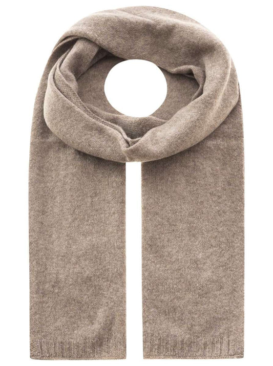 💕 Zwillingsherz Schal 100 % Cashmere "Classic" Kaschmir Taupe