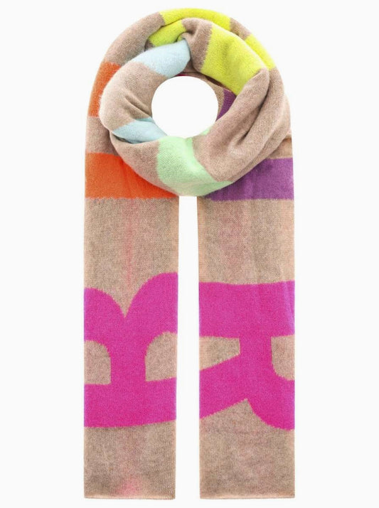💕 Zwillingsherz XXL Schal "Bonjour" 100 % Cashmere Kaschmir Beige
