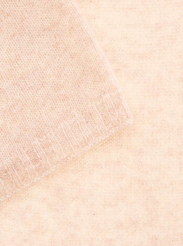 💕 Zwillingsherz Schal 100 % Cashmere "Herren-Uni" Classic Kaschmir Hellbeige