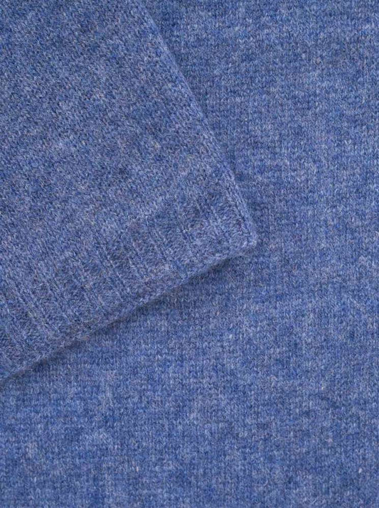 💕 Zwillingsherz Schal 100 % Cashmere "Classic" Kaschmir Jeansblau