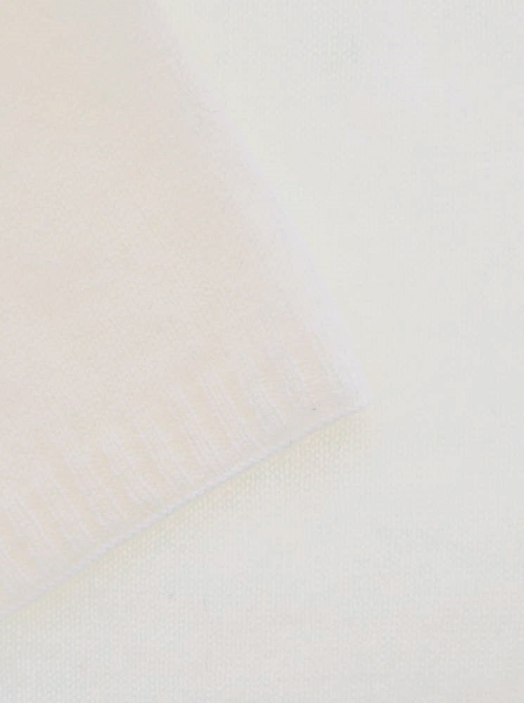 💕 Zwillingsherz Herren Schal 100 % Cashmere "Classic" Kaschmir Weiß