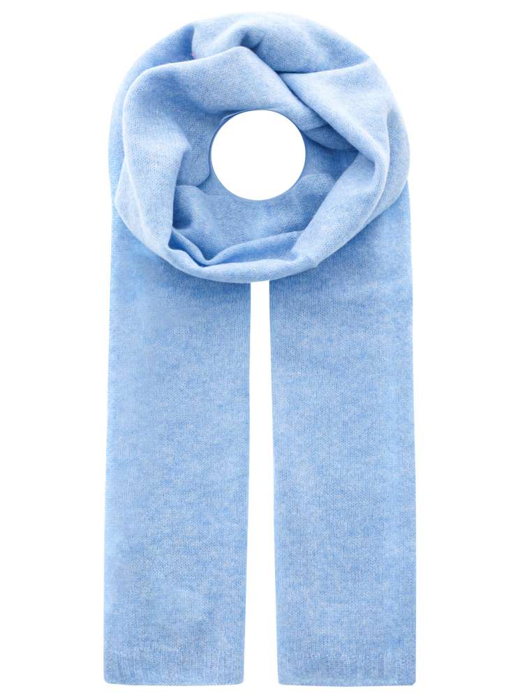 💕 Zwillingsherz Schal 100 % Cashmere "Herren-Uni" Classic Kaschmir Hellblau