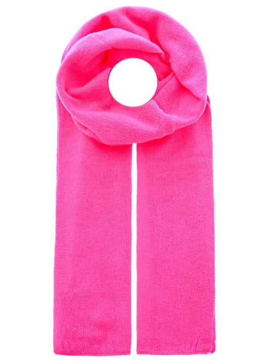 💕 Zwillingsherz Schal 100 % Cashmere "Classic" Kaschmir Neonpink