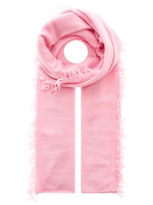 💕 Zwillingsherz XXL "Fransenschal" 100 % Cashmere Schal Kaschmir Altrosa NEU