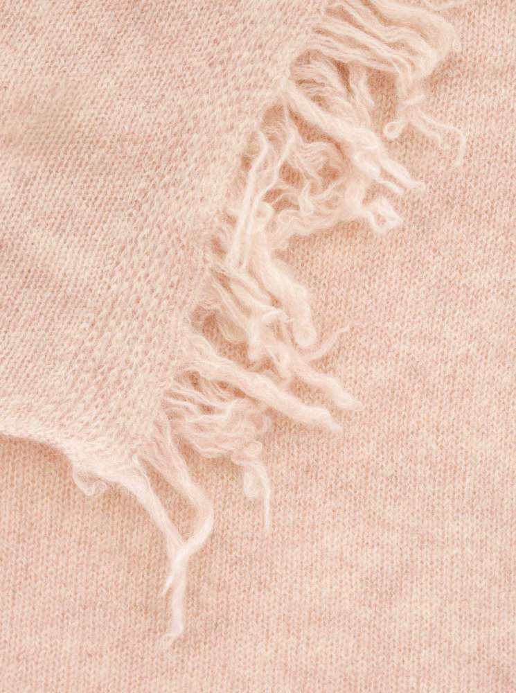 💕 Zwillingsherz XXL Fransenschal "Uni" 100 % Cashmere Schal Stola Kaschmir Hellbeige
