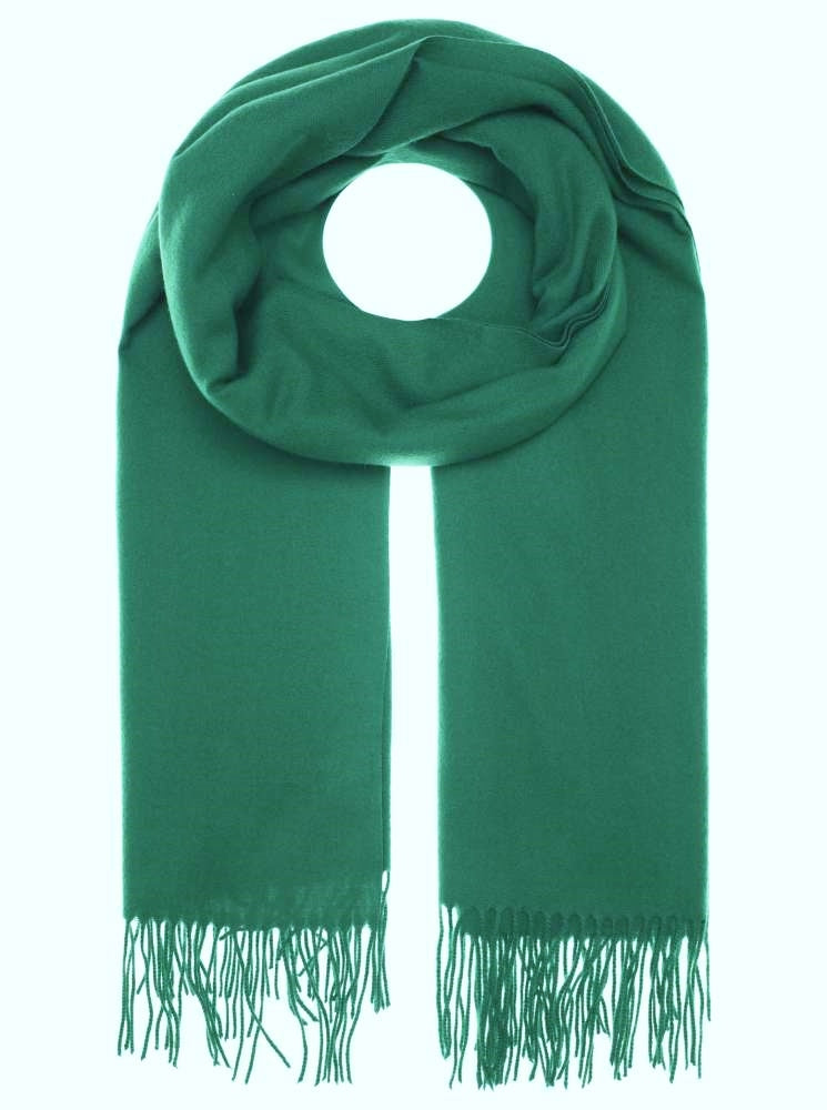 💕 Zwillingsherz Schal "Soft uni" Viskose Grün