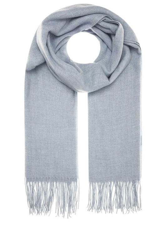 💕 Zwillingsherz Schal "Soft uni" Viskose Hellgrau