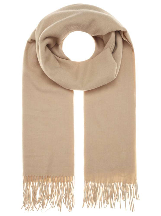 💕 Zwillingsherz Schal "Soft uni" Viskose Beige