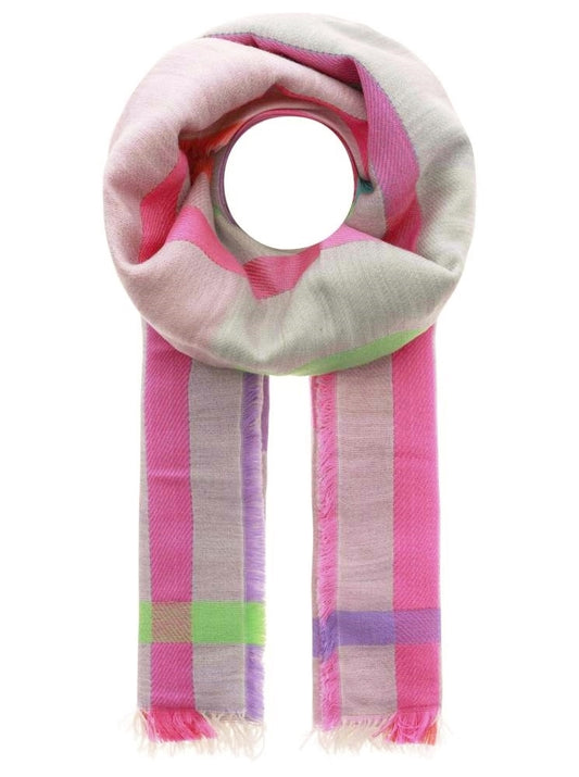 💕 Zwillingsherz Schal "Deloris" Baumwolle Wolle Multi