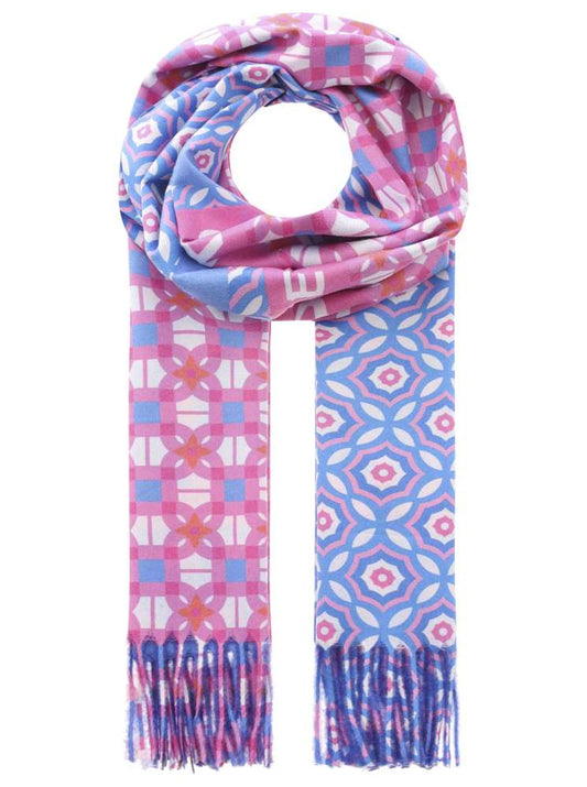 💕 Zwillingsherz Schal Paschmina "Domenique" Blau
