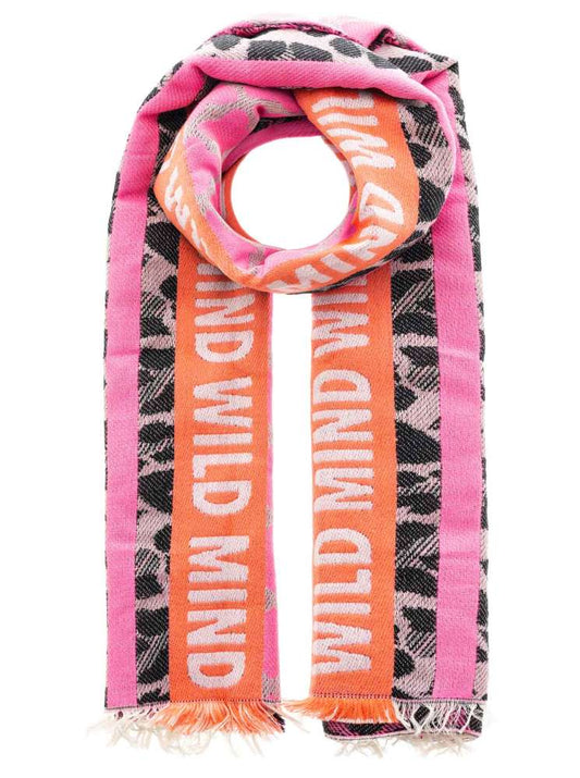 💕 Zwillingsherz Schal "Leo Wild Vibes" Baumwolle Wolle Candy