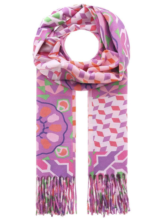 💕 Zwillingsherz Schal "Leonora" Pink