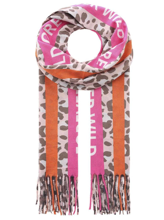 💕 Zwillingsherz Schal "Lissi" Beige Pink