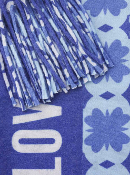 💕 Zwillingsherz Schal "Mia" Royalblau