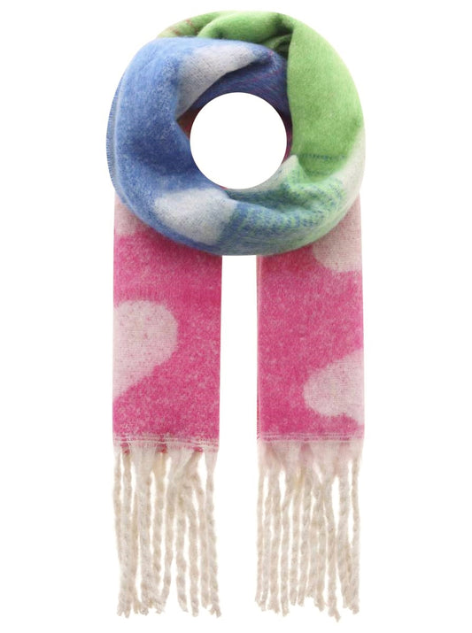 💕 Zwillingsherz Schal "Hearts & Rainbow" Bunt