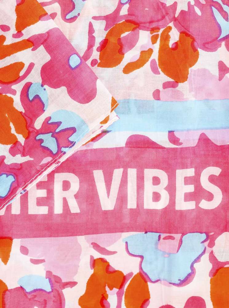 💕 Zwillingsherz Schal Tuch "Summer Vibes" Fuchsia