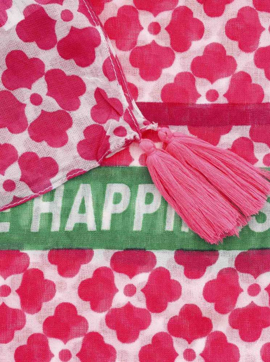 💕 Zwillingsherz Schal Tuch "Rania" Pink