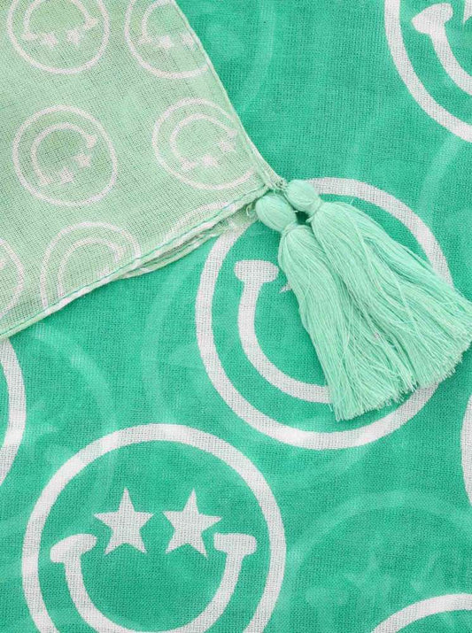 💕 Zwillingsherz Schal Tuch "Smile Mix" Mint