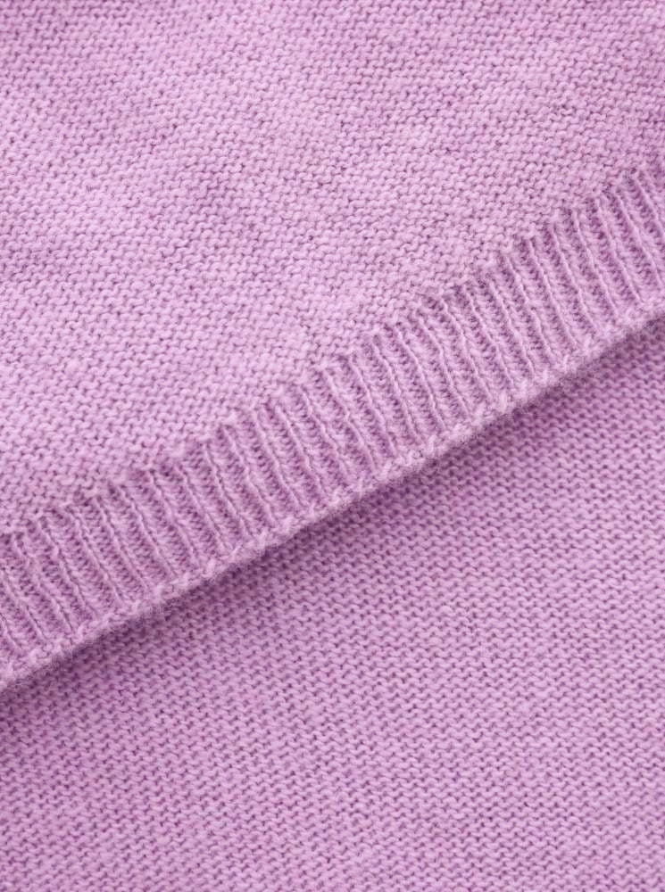 💕 Zwillingsherz Schal "Uni" Cashmere Wolle Kaschmir Flieder