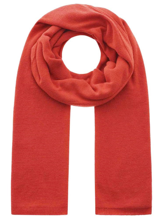 💕 Zwillingsherz Herren Schal "Uni" Cashmere Wolle Kaschmir Orange