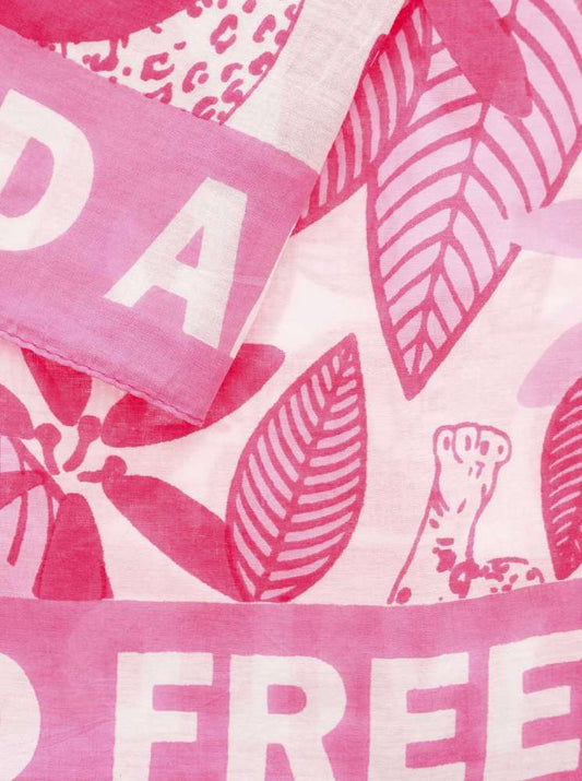💕 Zwillingsherz Schal Tuch "Wild and Free" Bubblegum