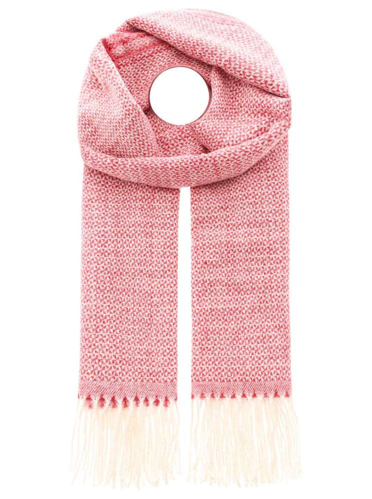 💕 Zwillingsherz Schal "Kleines Muster" Rot