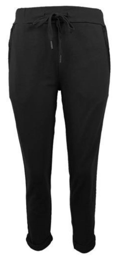 Jogger "Uni" Baumwolle Schwarz