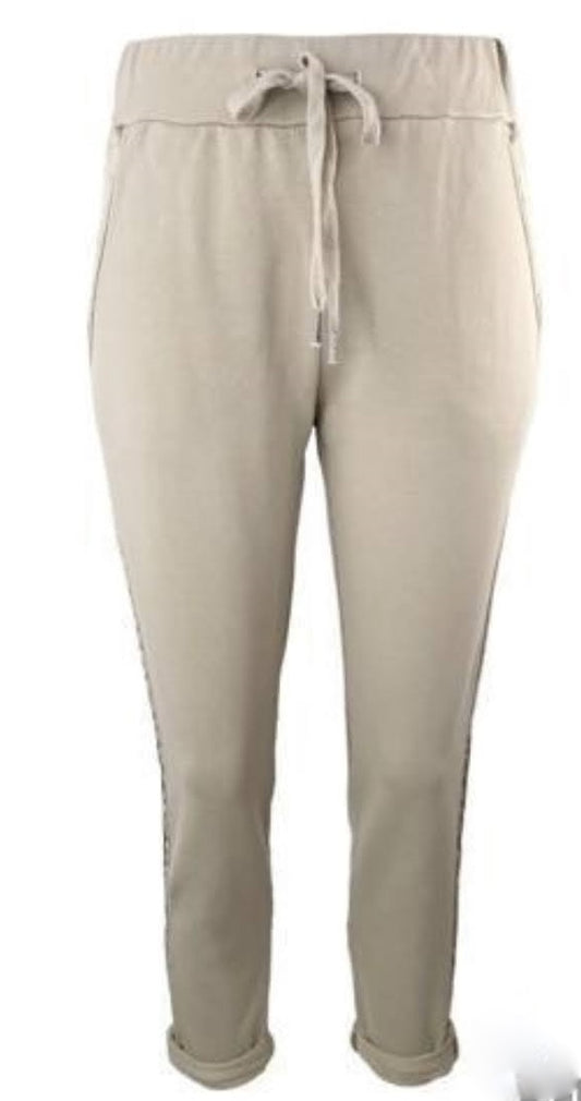 Jogger "Uni" Baumwolle Beige