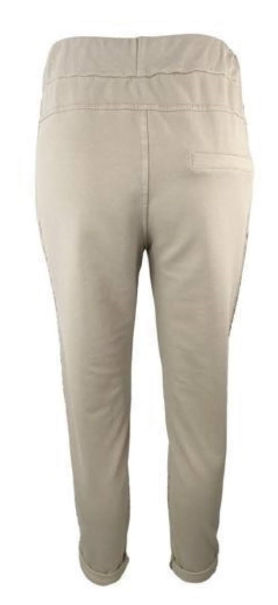 Jogger "Uni" Baumwolle Beige