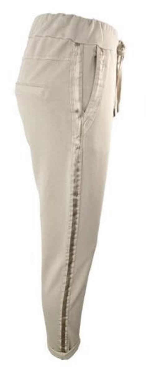 Jogger "Uni" Baumwolle Beige