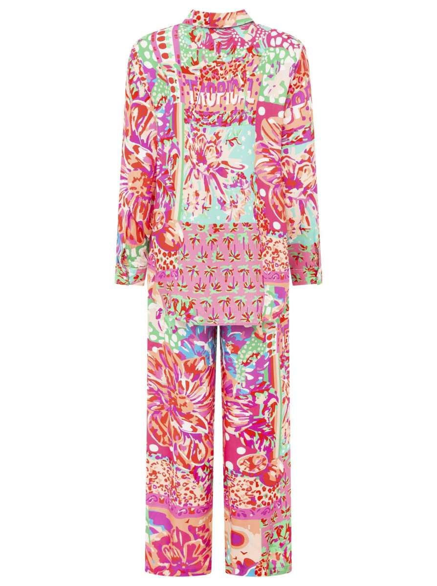 💕 Zwillingsherz Bluse "Be Happy" Viskose Multi