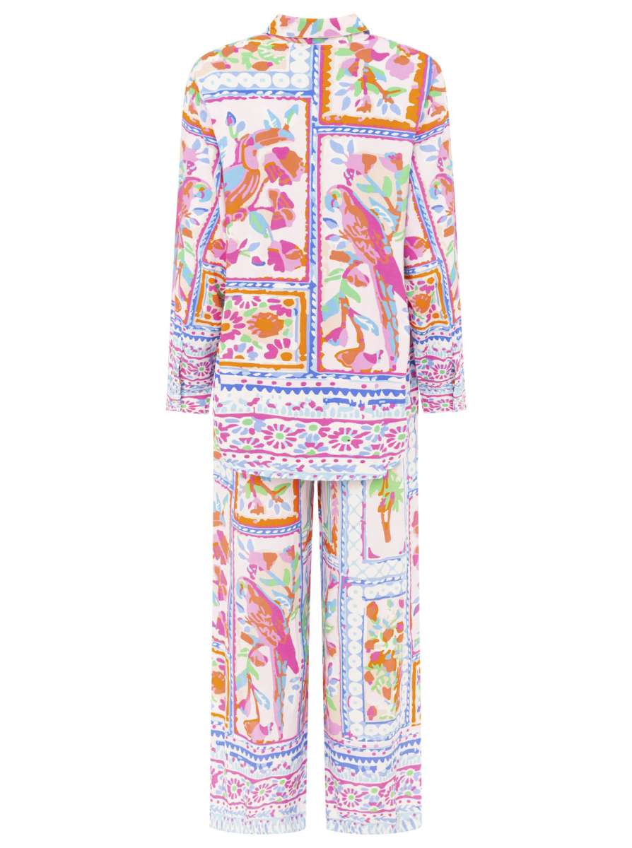 💕 Zwillingsherz Bluse "Papagei Paradise" Viskose Bunt
