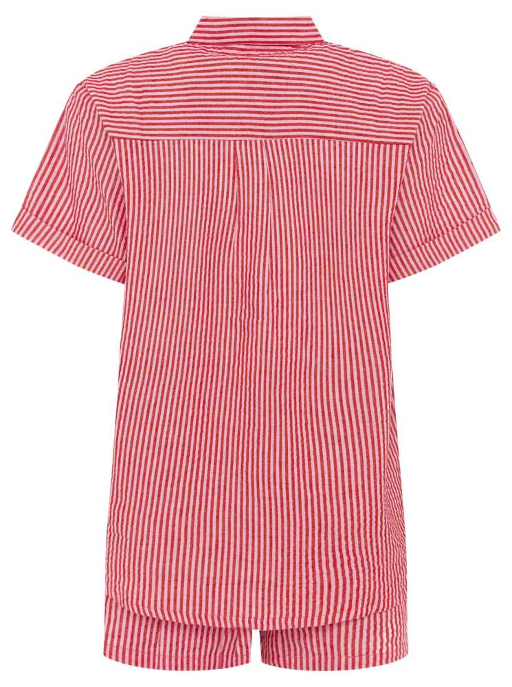 💕 Zwillingsherz Set "Hemd Hose Kurz" Rot