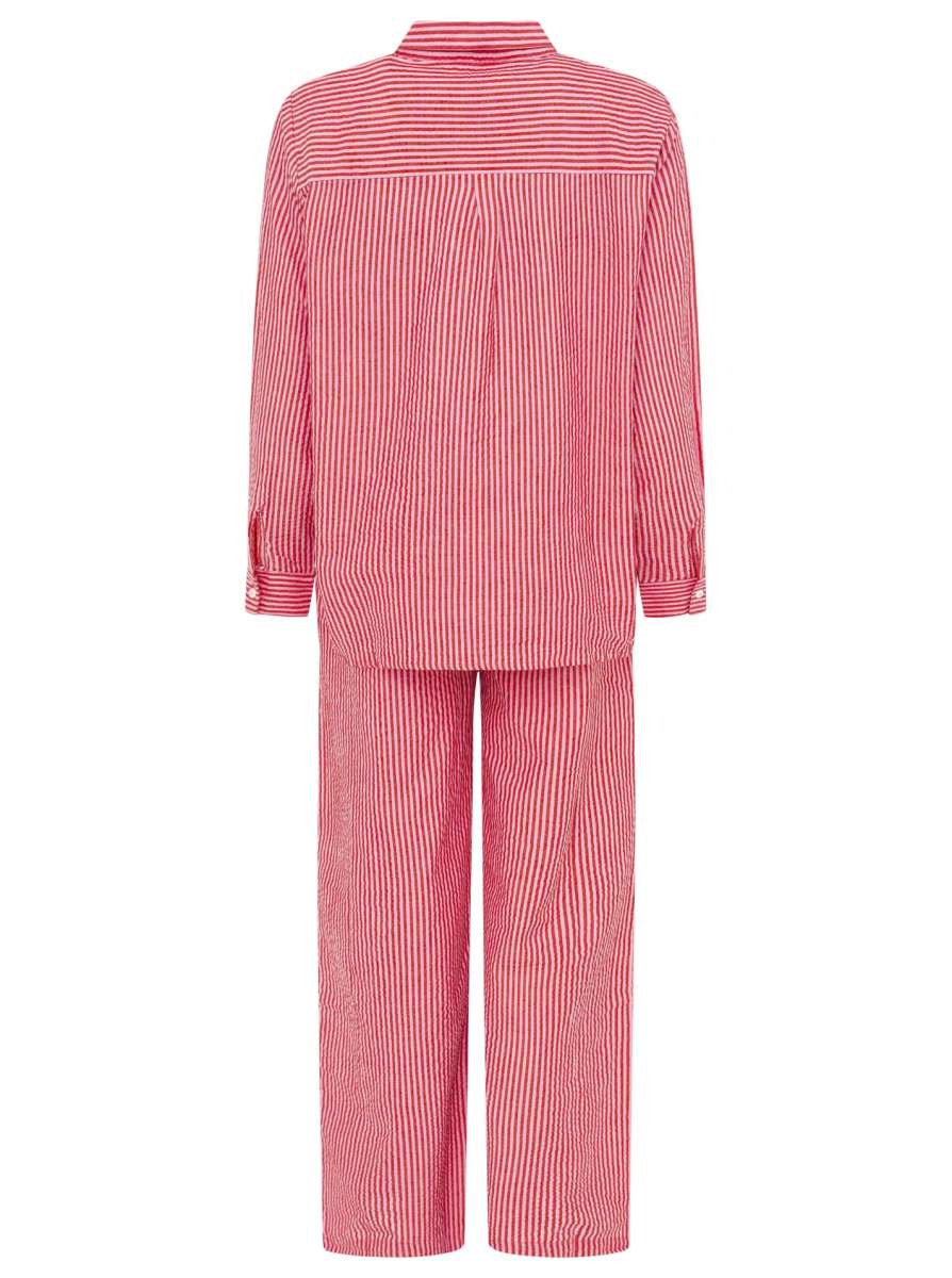 💕 Zwillingsherz Set "Hemd Hose Lang" Rot