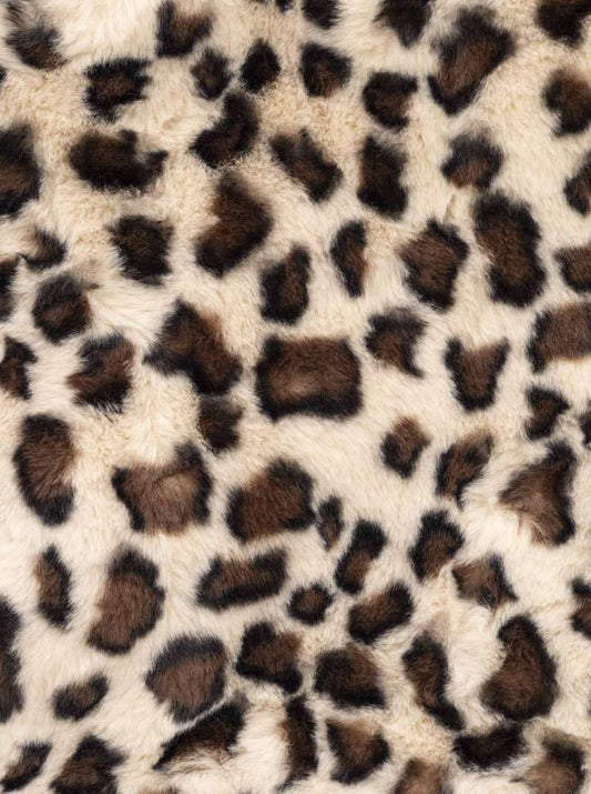 💕 Zwillingsherz Tasche "Fake Fur Leo" Beige
