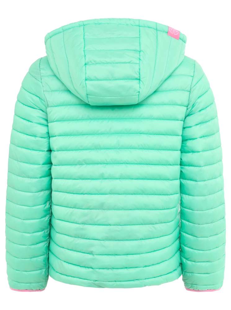💕 Zwillingsherz Jacke Steppjacke kurz "Maritim Patch" Mint