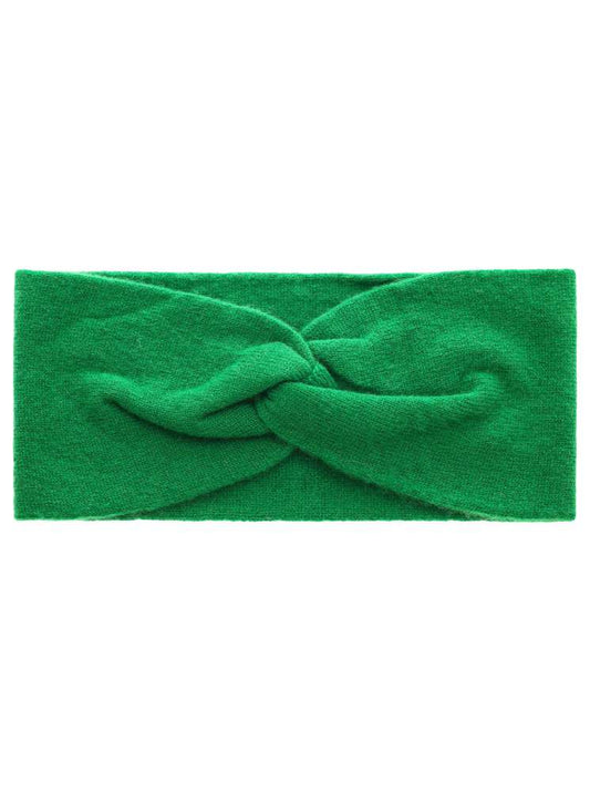 💕 Zwillingsherz Stirnband 100 % Cashmere "Knoten" Grün
