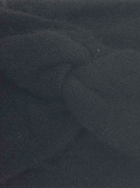 💕 Zwillingsherz Stirnband 100 % Cashmere "Knoten" Kaschmir Schwarz