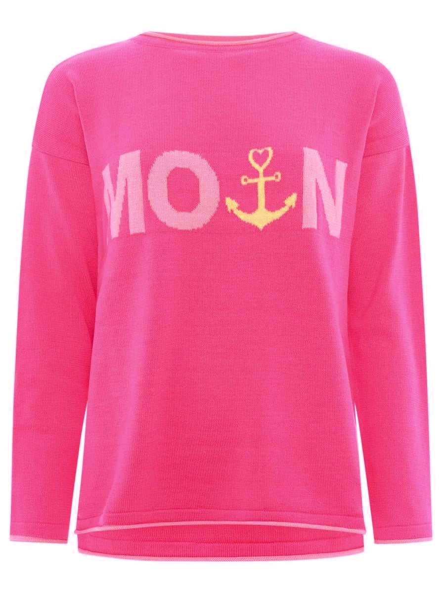 💕 Zwillingsherz Pullover "Moin" Pink