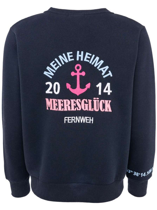 💕 Zwillingsherz Sweatbomberjacke "Meine Heimat" Navy