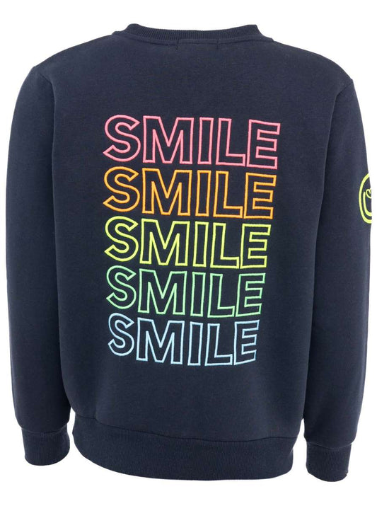 💕 Zwillingsherz Sweatbomberjacke "Smile Regenbogen"