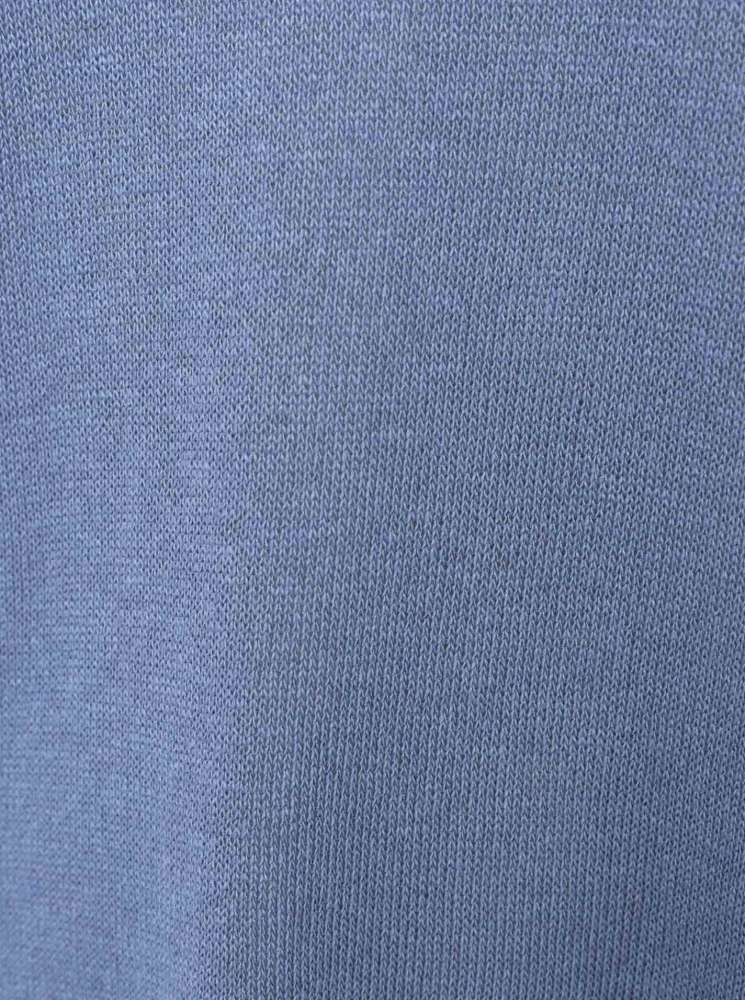 💕 Zwillingsherz Sweatshirt V-Neck Pullover "Uni" Sweater Jeansblau